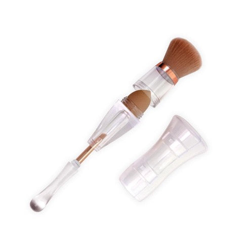Total Face 3-in-1 Makeup Brush (exploded-view)