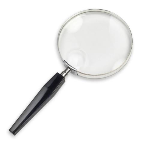 4" Round Magnifier (2.5x) with 5x Bifocal