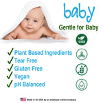 Belcam Bath Therapy Gel lavant hydratant et Shampooing pour bébé Sans Parfum